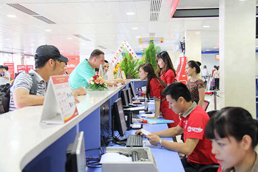 Quầy thủ tục VietJet Air